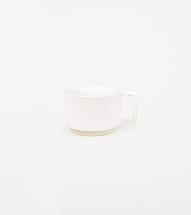 Otto Ceramic Mug with Handle | White