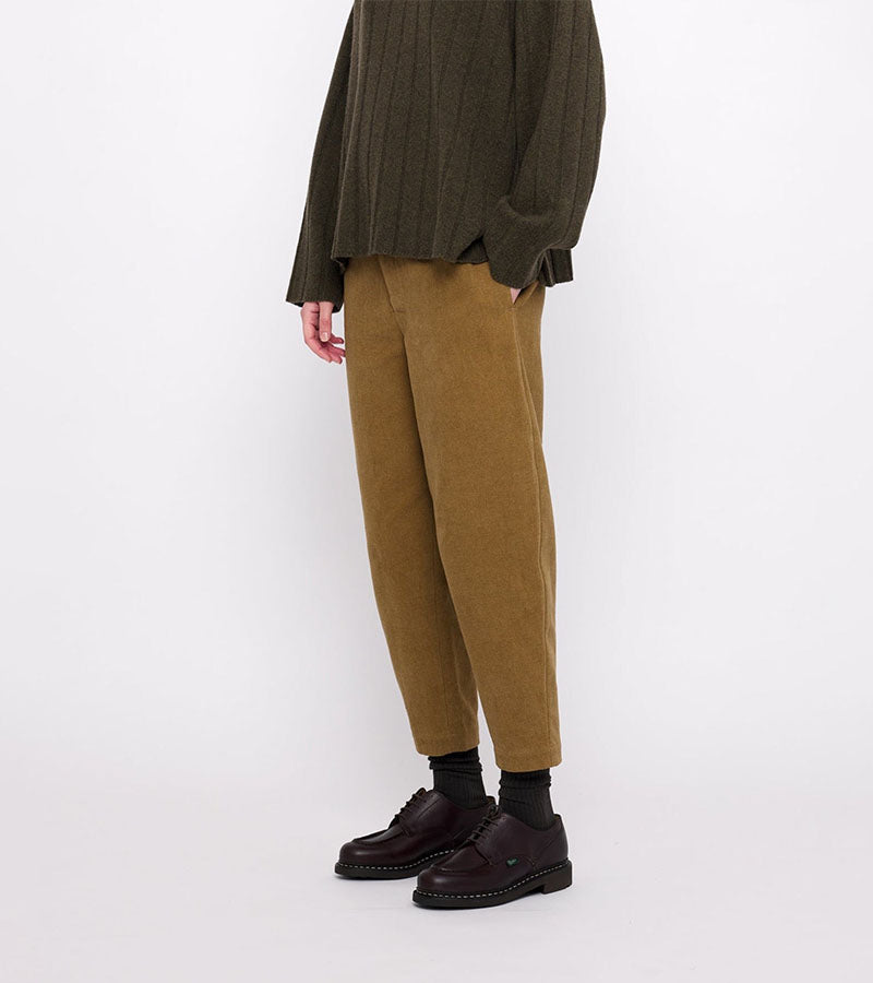 Signature Elastic Pull-Up Trouser | Heavy Canvas | Kelp Brown