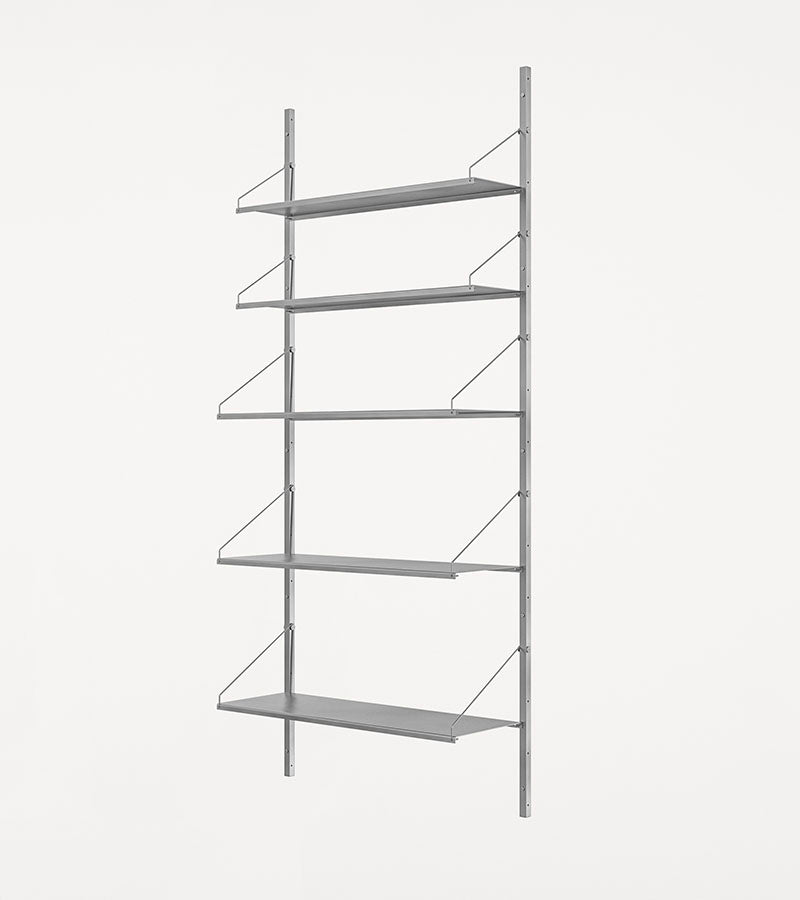 H1852 | W80 Section · Stainless Steel · Shelf Library
