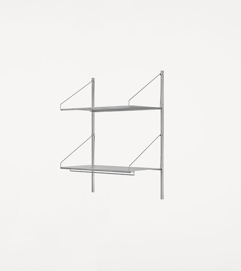 H1084 | Hanger Section · Stainless Steel · Shelf Library