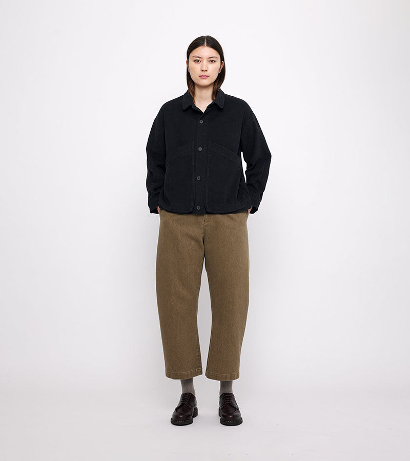 Signature Panel Pockets Shirt Jacket | Heavy Canvas Edition | Black