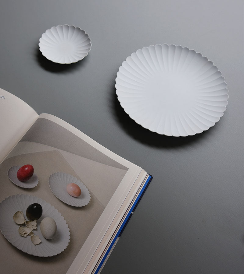 1616 / arita japan | TY Palace Plate 110 | Unglazed Grey