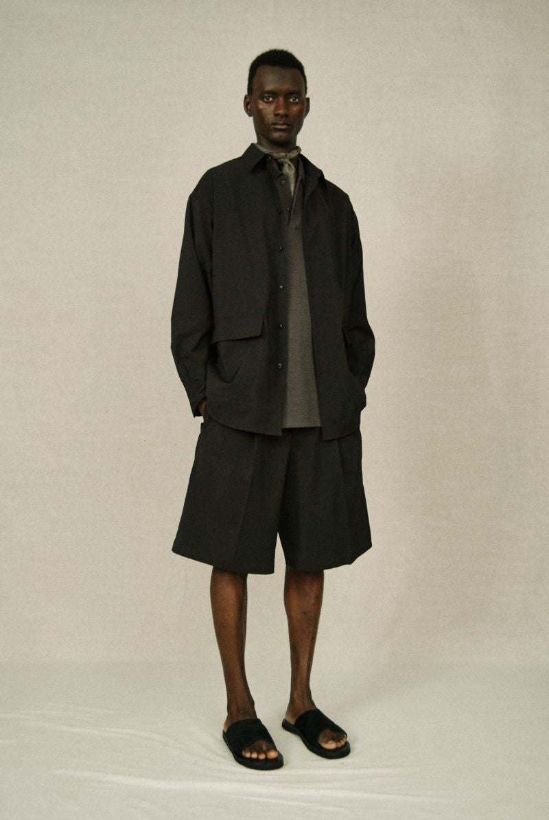 Yoko Sakamoto Utility Easy Shorts | Black – Kollekted By