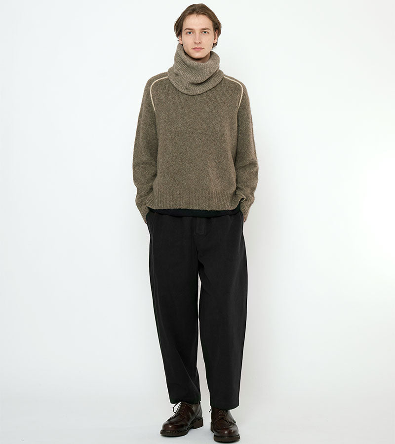 Signature Elastic Pull-Up Trouser | Fall Edition | Black