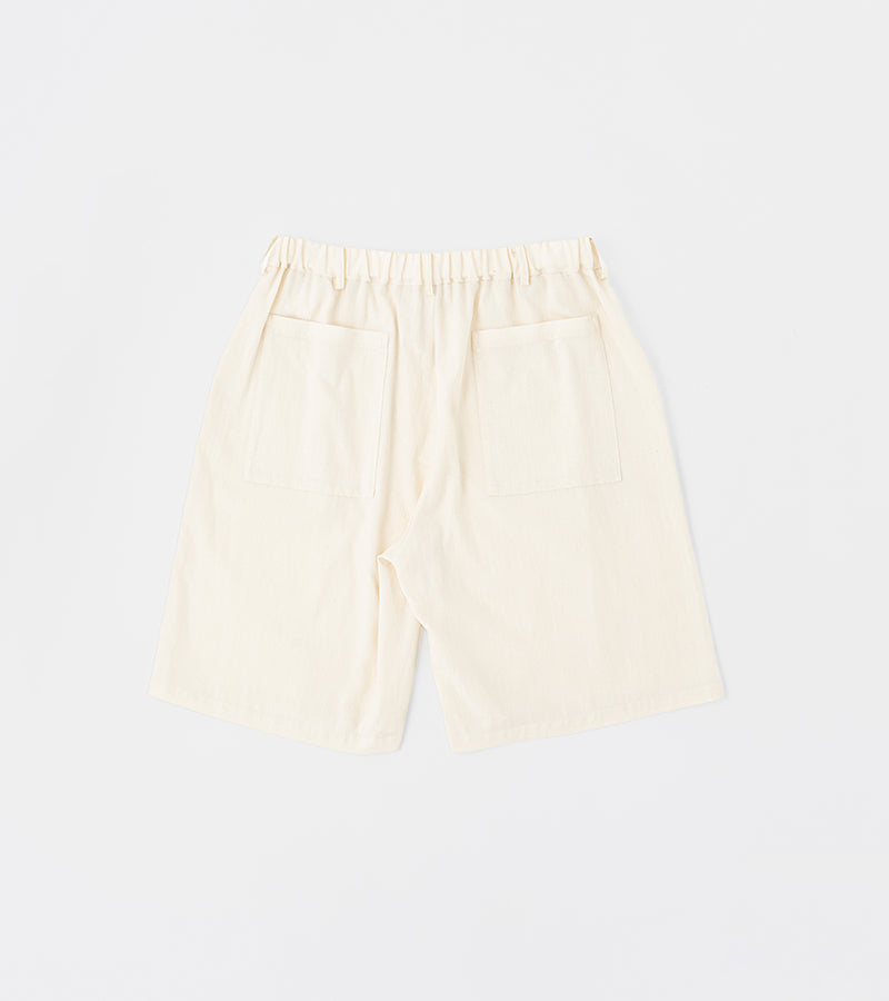 Yoko Sakamoto Utility Easy Shorts | Ecru – Kollekted By