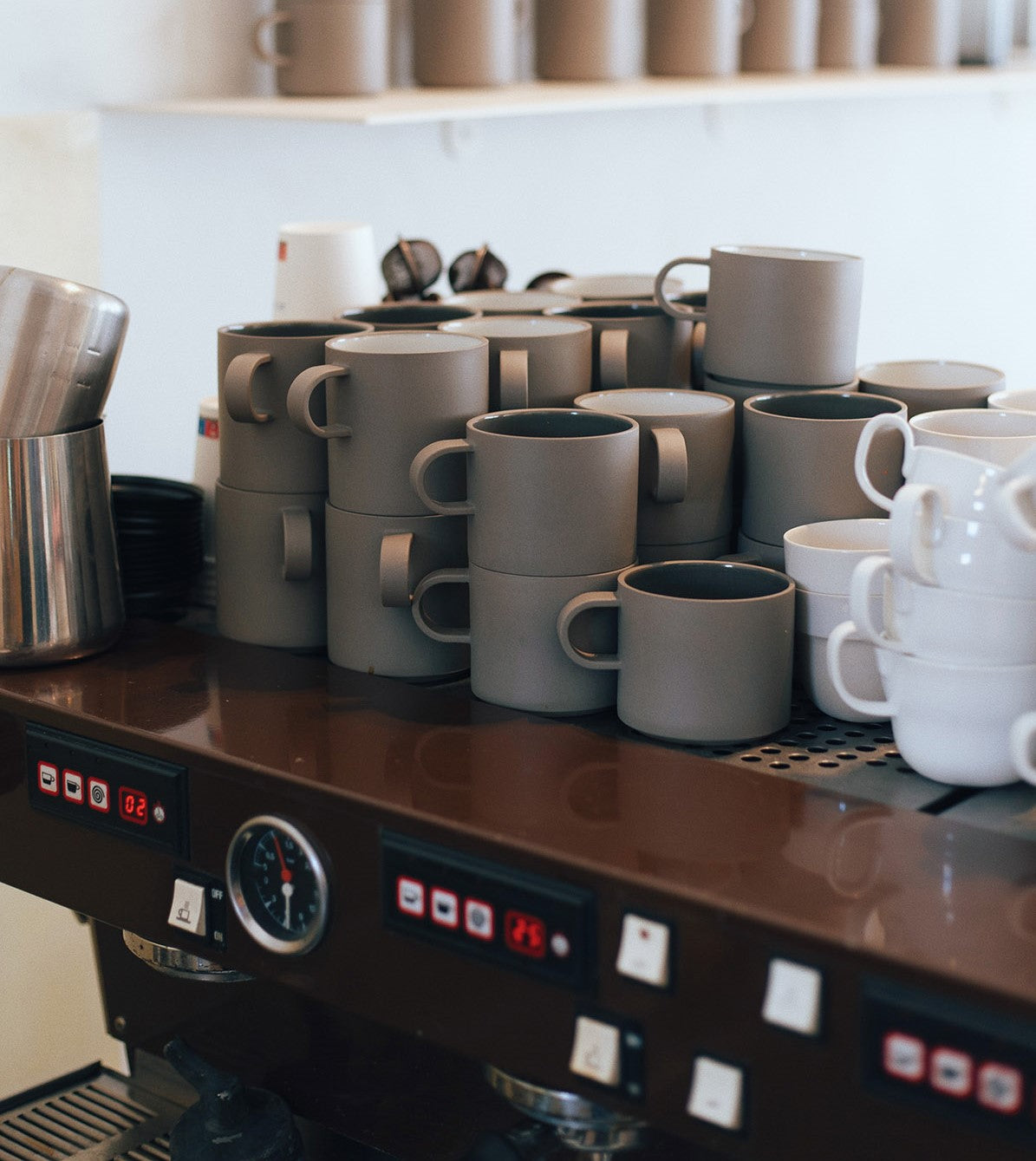 Hasami Grey Collection HDG119 Mug Cup | Low | Dark Grey  Kollekted By