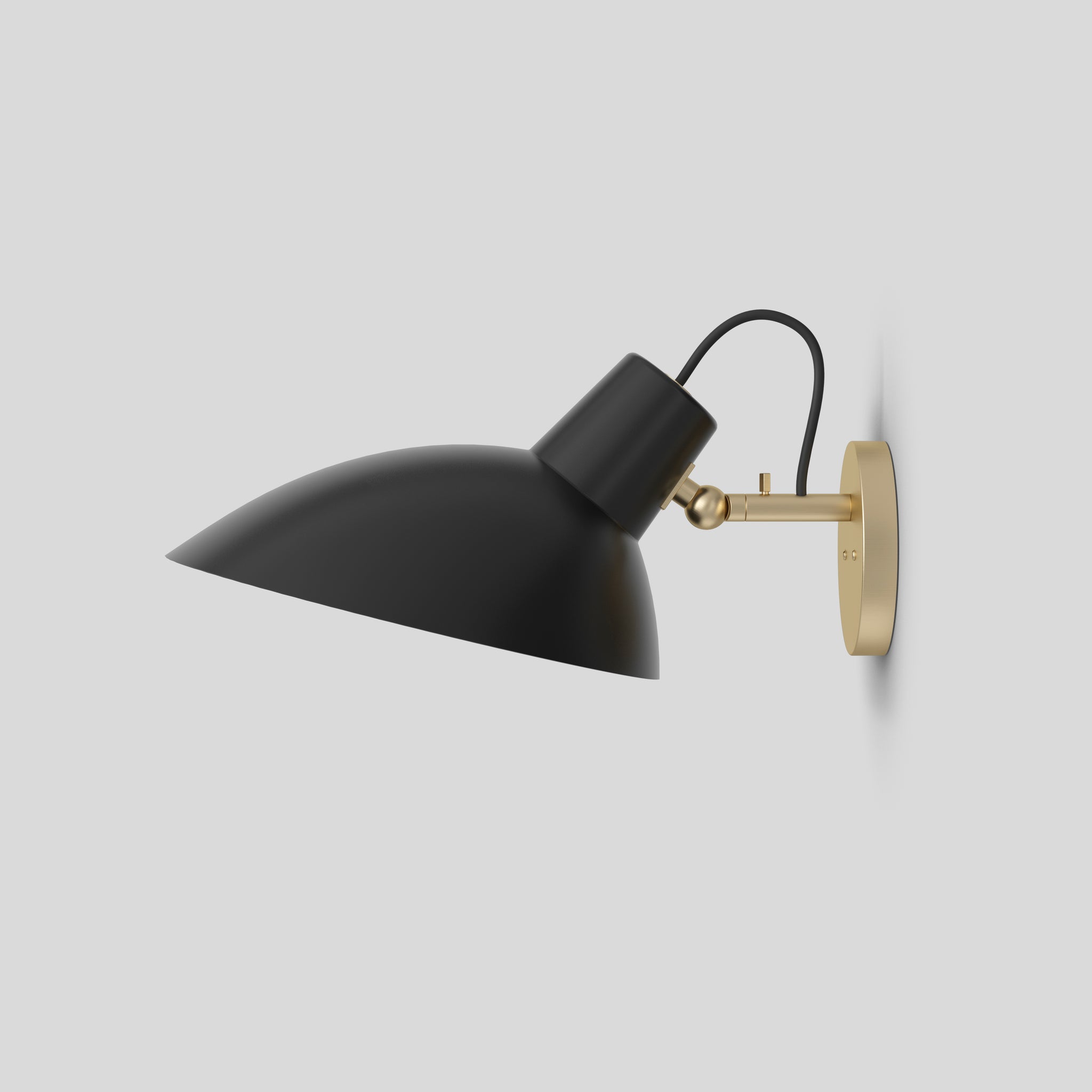 VV Cinquanta with Brass Mount Wall Lamp
