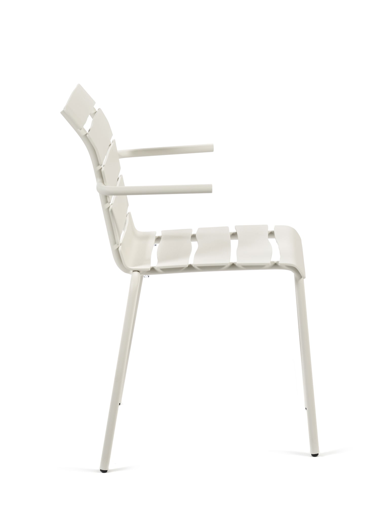 Aligned Outdoor Chair with Armrests