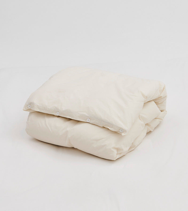 Percale Bedding | Winter White