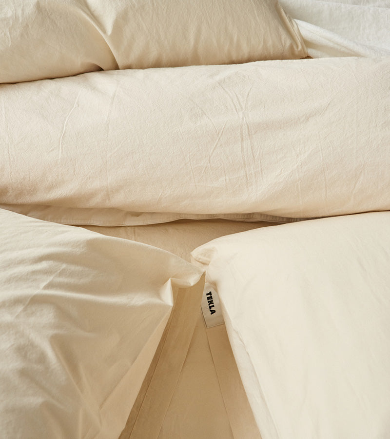 Percale Bedding | Winter White